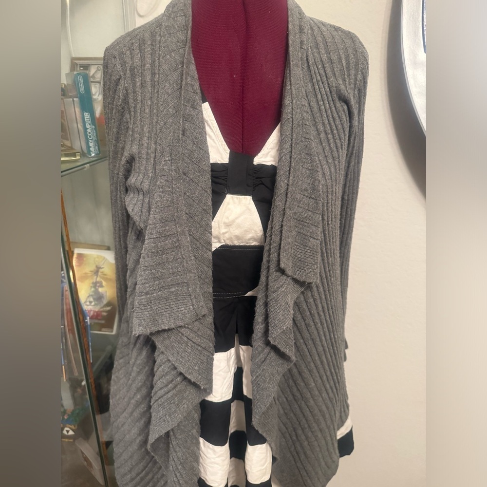 INC International Concepts Waterfall Cardigan – Size L - Picture 2 of 4